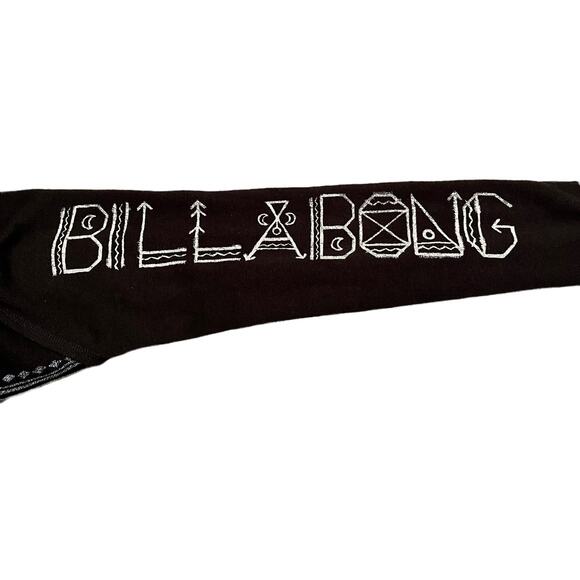 BILLABONG Dark Gray Hoodie Pullover with Tribal‎ Design Women’s Small (c-68) - Picture 3 of 4